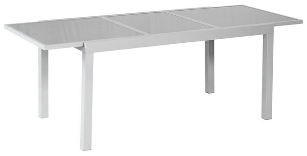 VRTNI SET aluminij srebrne barve črna, srebrne barve