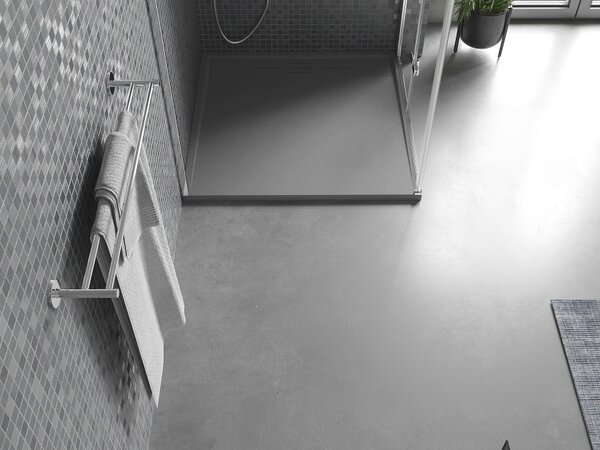 Mexen Amon kvadratna tuš kad SMC 90 x 90 cm, siva - 4F619090