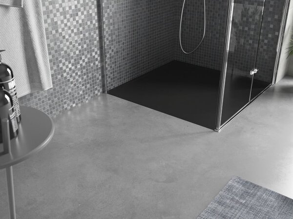 Mexen Amon kvadratna tuš kad SMC 100 x 100 cm, črna - 4F701010