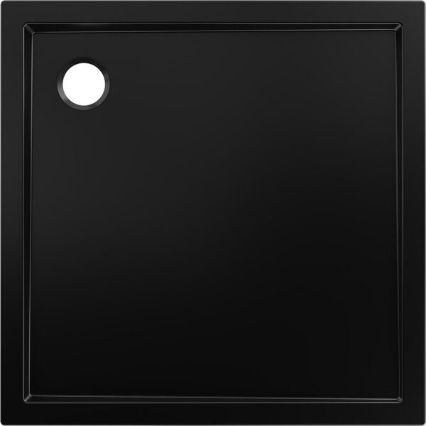 Mexen Flow kvadratna tuš kad slim 85 x 85 cm, črna mat - 46S708585