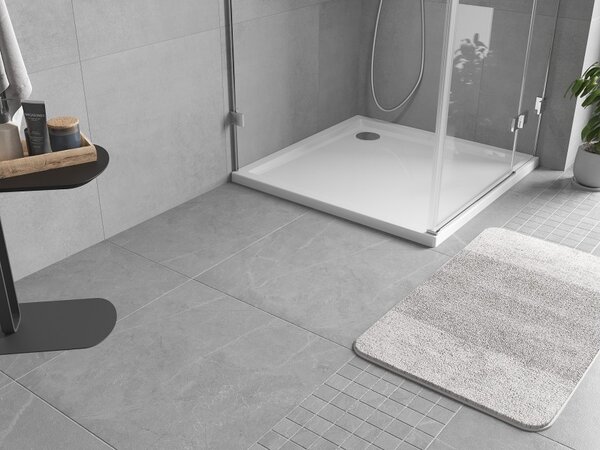 Mexen Flow kvadratni tuš kad slim 90 x 90 cm, beli sijaj - 46S109090