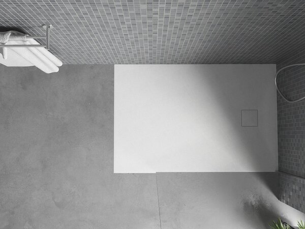 Mexen Bert pravokotni SMC tuš kad 100 x 70 cm, bel - 4K107010