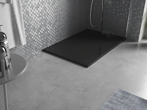 Mexen Otto pravokotni tuš kad SMC 100 x 90 cm, črna - 4N709010