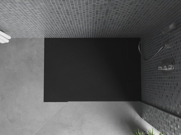 Mexen Otto pravokotni tuš kad SMC 100 x 90 cm, črna - 4N709010