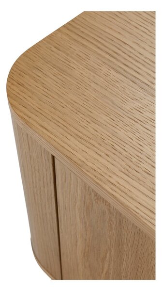 TV omarica v hrastovem dekorju v naravni barvi 180x50,5x40 cm Padoc – MOME