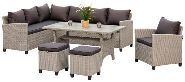 LOUNGE GARNITURA jeklo