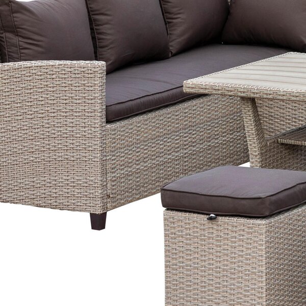 LOUNGE GARNITURA jeklo