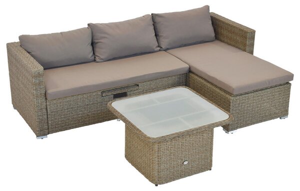 LOUNGE GARNITURA jeklo