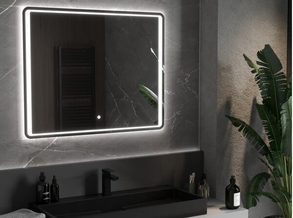 Mexen Zusa kopalno kopalno ogledalo 100 x 80 cm, LED 6000K, samootap - 9808-100-080-611-00