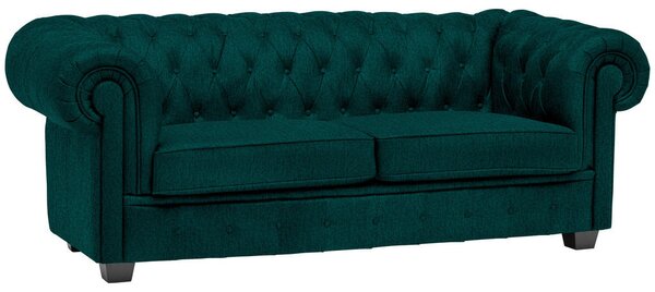 CHESTERFIELD ZOFA, gozdno zelena tekstil