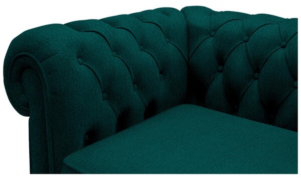 CHESTERFIELD ZOFA, gozdno zelena tekstil