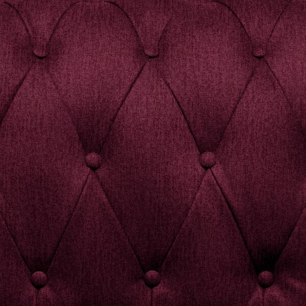CHESTERFIELD ZOFA, bordo tekstil