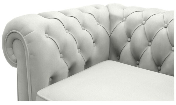 CHESTERFIELD ZOFA, naravne barve tekstil