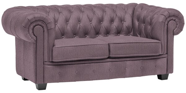 CHESTERFIELD ZOFA, sivovijolična tekstil
