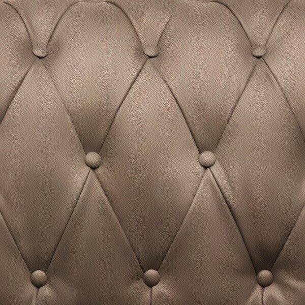 CHESTERFIELD ZOFA, svetlo rjava tekstil