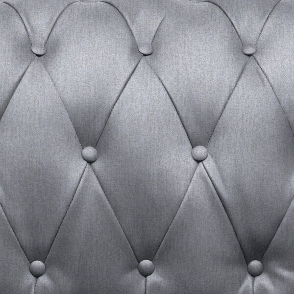 CHESTERFIELD ZOFA, svetlo siva tekstil