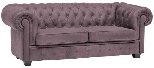 CHESTERFIELD ZOFA, sivovijolična tekstil