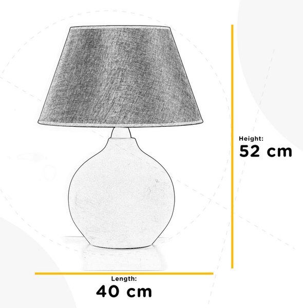 NAMIZNA SVETILKA 40/52 cm