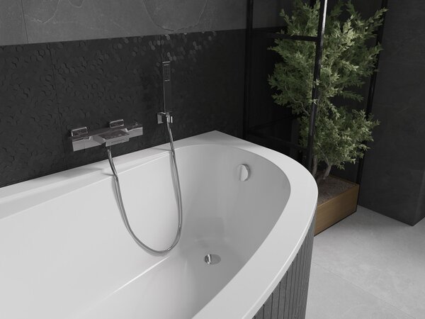 Mexen Westa kotna kad leva 160 x 100 cm, bela - 560116010001