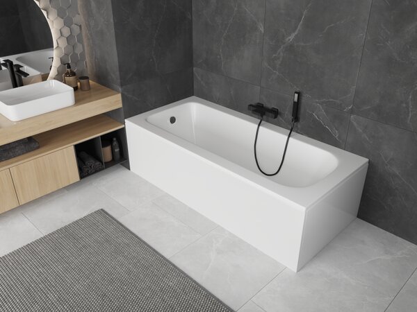 Mexen Vega pravokotna kopalna kad 120 x 70 cm z oblogo, bela - 55011207000X