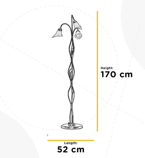 STOJEČA SVETILKA 52/170 cm