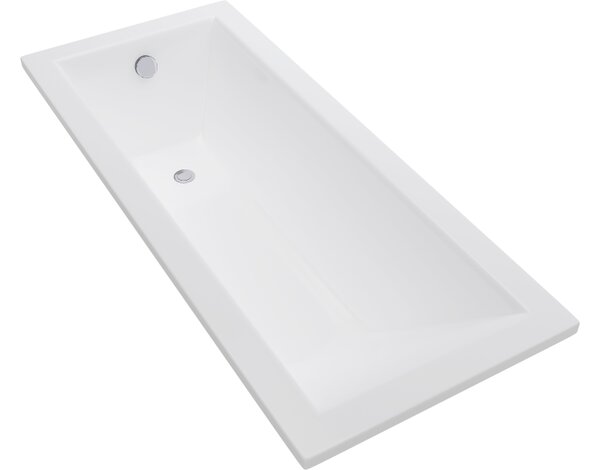 Mexen Cubik pravokotna kad 120 x 70 cm, bela - 55031207000