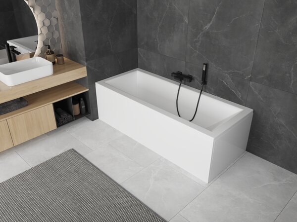 Mexen Cubik pravokotna kad 120 x 70 cm z ohišjem, bela - 55031207000X