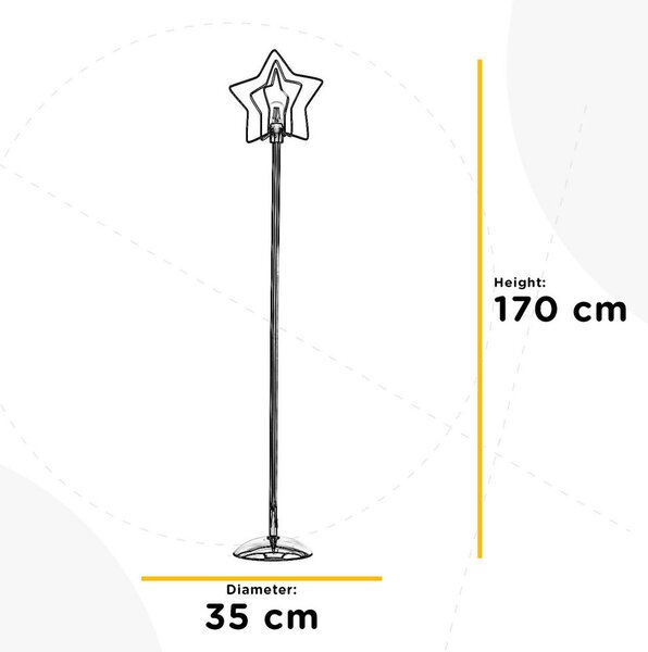 STOJEČA SVETILKA 35/170 cm