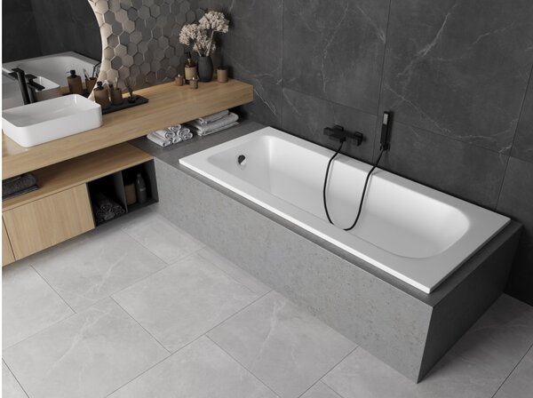 Mexen Vega pravokotna kad 120 x 70 cm, bela - 55011207000