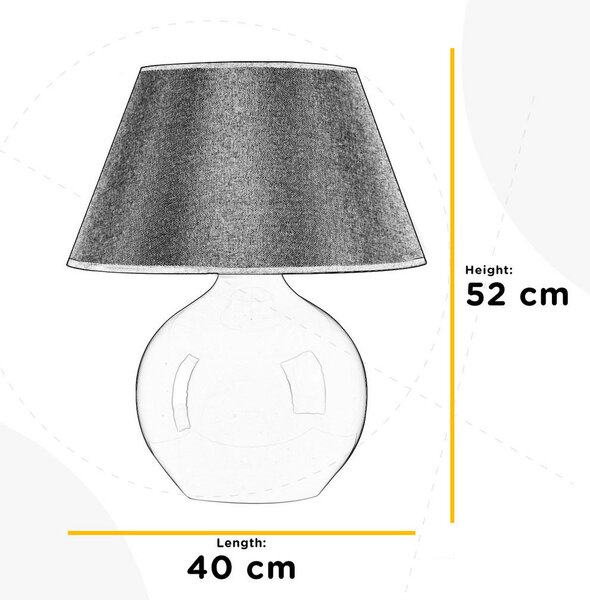 NAMIZNA SVETILKA 40/52 cm