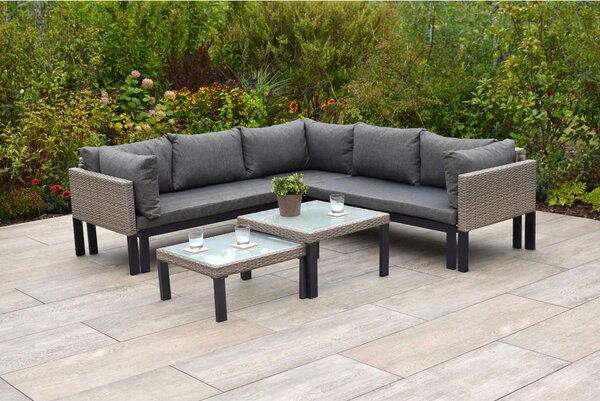 LOUNGE GARNITURA aluminij