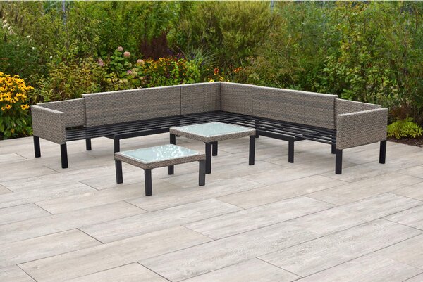 LOUNGE GARNITURA aluminij