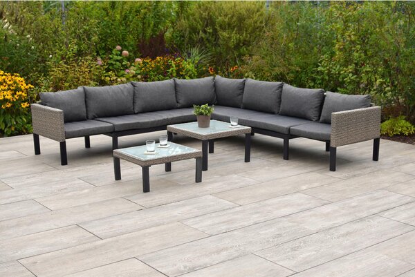 LOUNGE GARNITURA aluminij