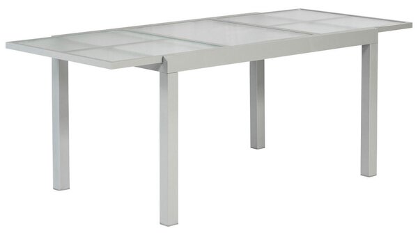 VRTNI SET aluminij srebrne barve črna, srebrne barve