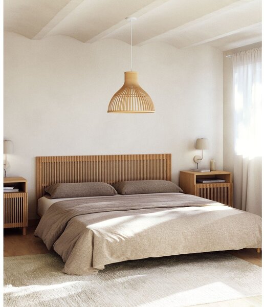 Vzglavje iz masivnega jesena v naravni barvi 195x70 cm Beyla – Kave Home
