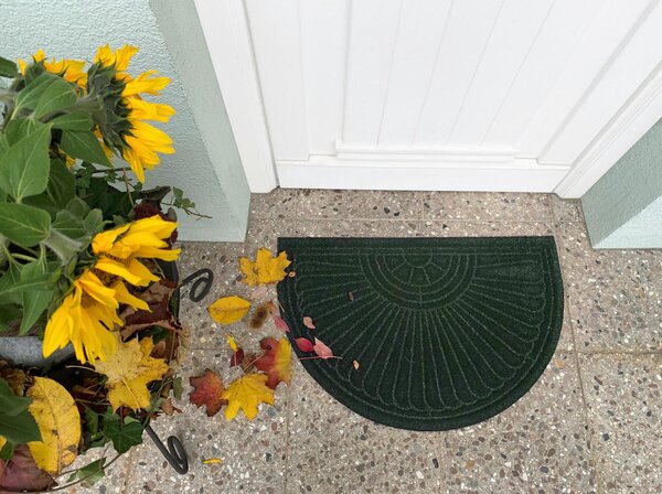 PREDPRAŽNIK Halfmoon midnight green 55/85 cm potiskano zelena