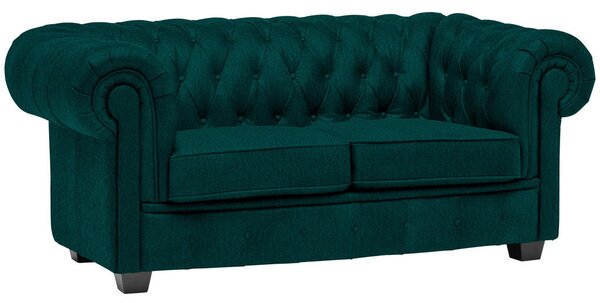 CHESTERFIELD ZOFA, gozdno zelena tekstil