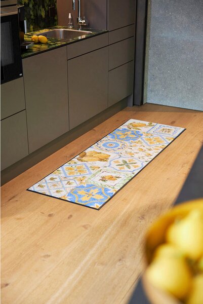 PREDPRAŽNIK Limoni 60/180 cm potiskano večbarvno