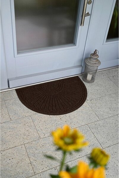 PREDPRAŽNIK Dune Halfmoon dark brown 55/85 cm reliefno temno rjava