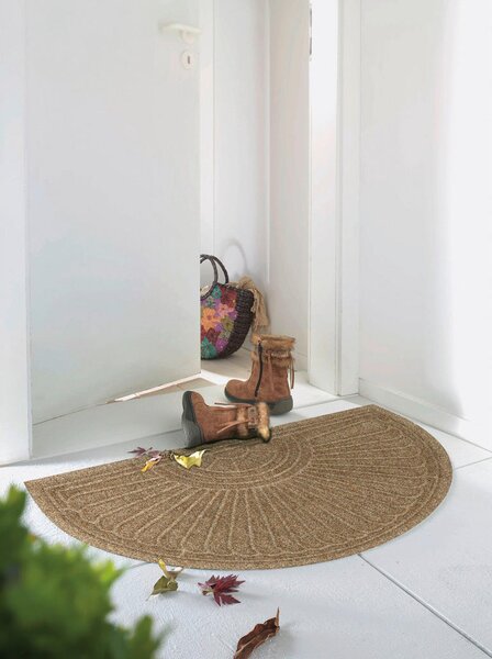 PREDPRAŽNIK Halfmoon Taupe 55/85 cm reliefno bež