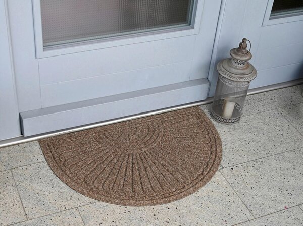 PREDPRAŽNIK Halfmoon Taupe 55/85 cm reliefno bež