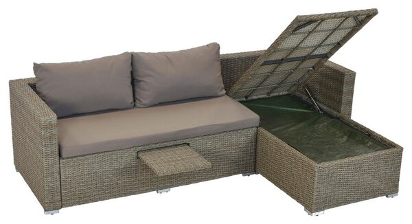 LOUNGE GARNITURA jeklo