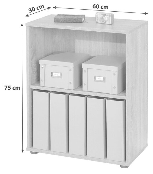 REGAL 60/75/30 cm hrast sonoma