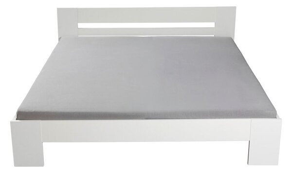 POSTELJA 180 cm x 200 cm , leseni material bela