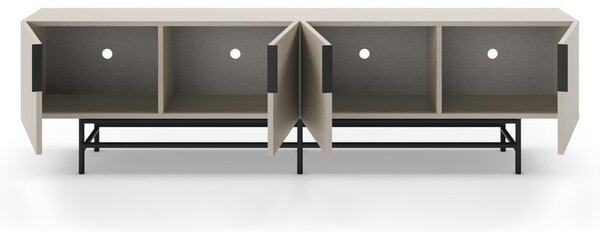 Kremno bela TV omarica 200x54,5 cm Eldia – Marckeric