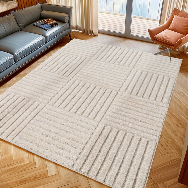 RAVNO TKANA PREPROGA ART 80/150 cm tkano krem barve