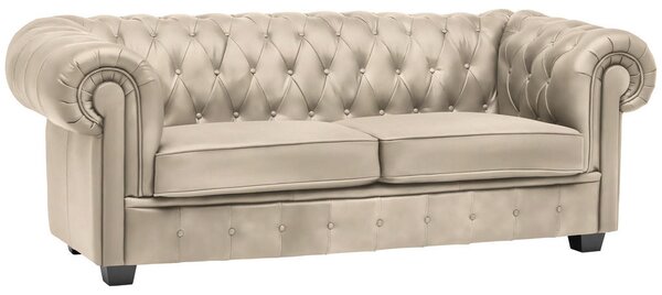 CHESTERFIELD ZOFA, krem barve tekstil