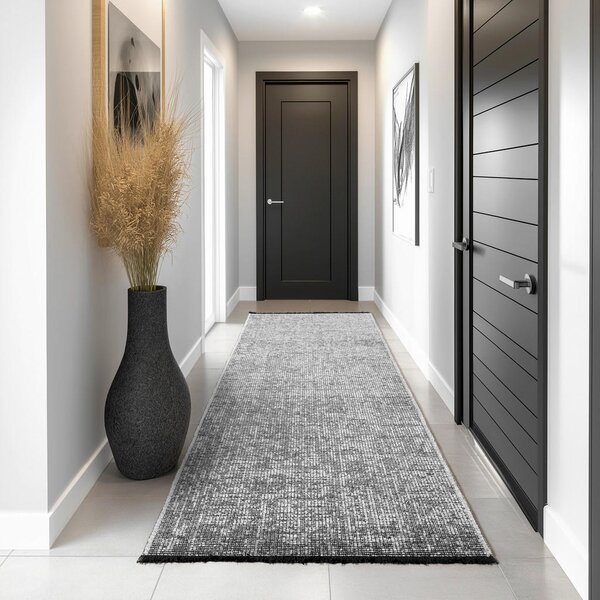 RAVNO TKANA PREPROGA Space 80/150 cm tkano siva