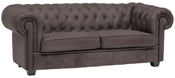 CHESTERFIELD ZOFA, sivorjava tekstil