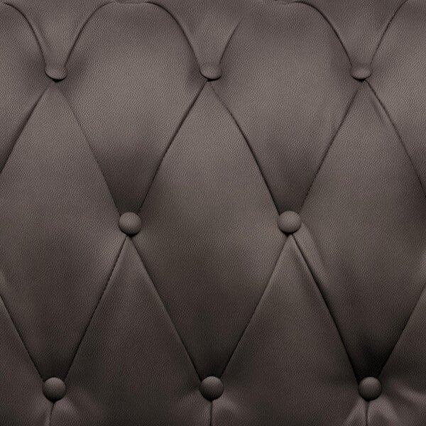 CHESTERFIELD ZOFA, sivorjava tekstil